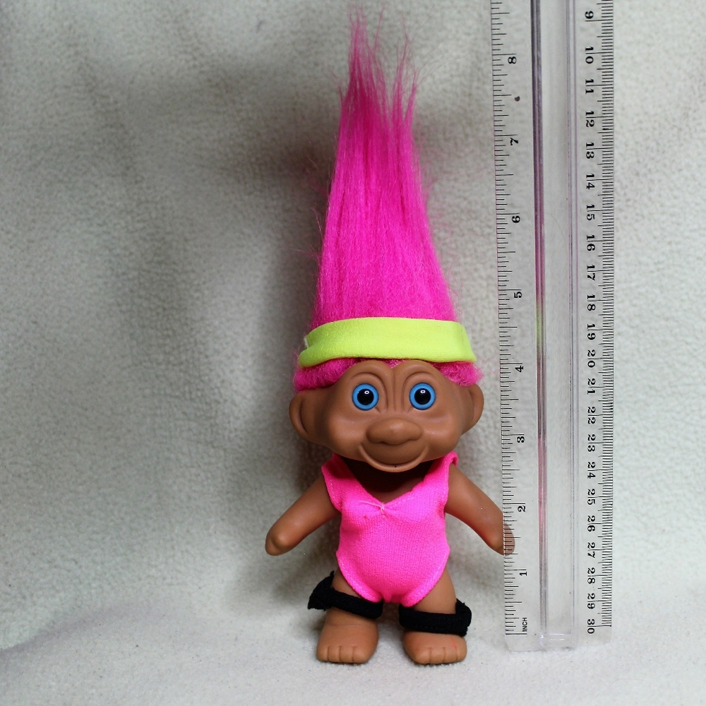 Vintage 90's Troll Doll in workout outfit - Picture 3 of 3